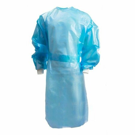 MCKESSON Full Back Chemotherapy Procedure Gown, Large, 10PK 16-54KVL